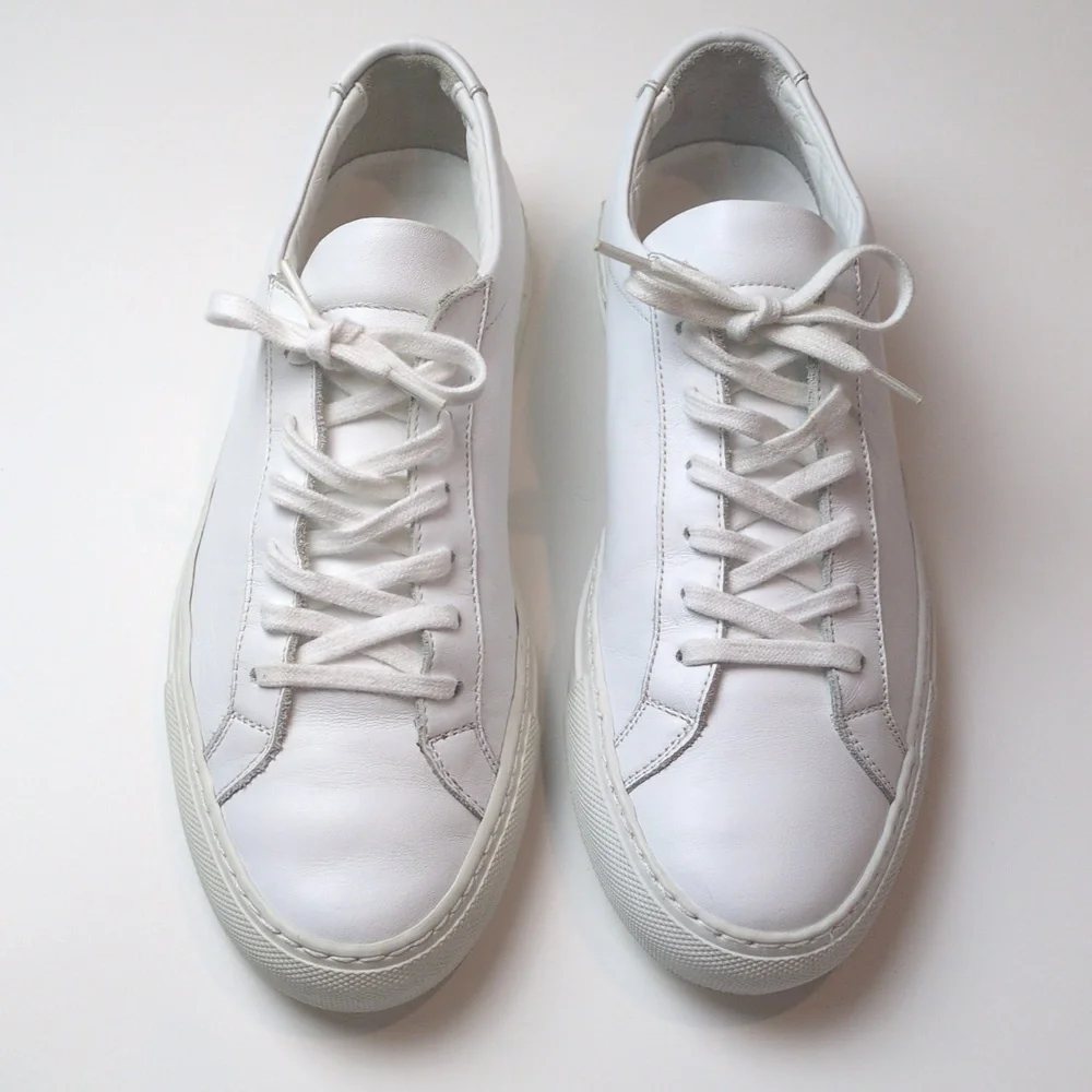 Common Projects Achilles Sneakers in White Leather Size EU 39 US Women's 9